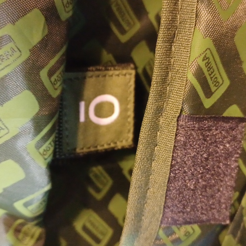 doTERRA Backpack Gray Green Pink Lots of Pockets - Picture 11 of 12
